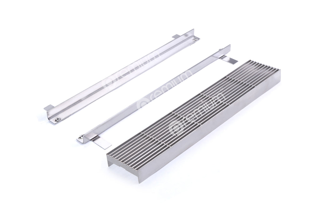 120mm Wedge Wire Heelsafe Linear Grate & Frame L500mm FAB-500120-SST